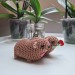 Crochet Rock Hyrax “Awawa” – Valentine’s Day Keychain / Bag Charm / Car charm