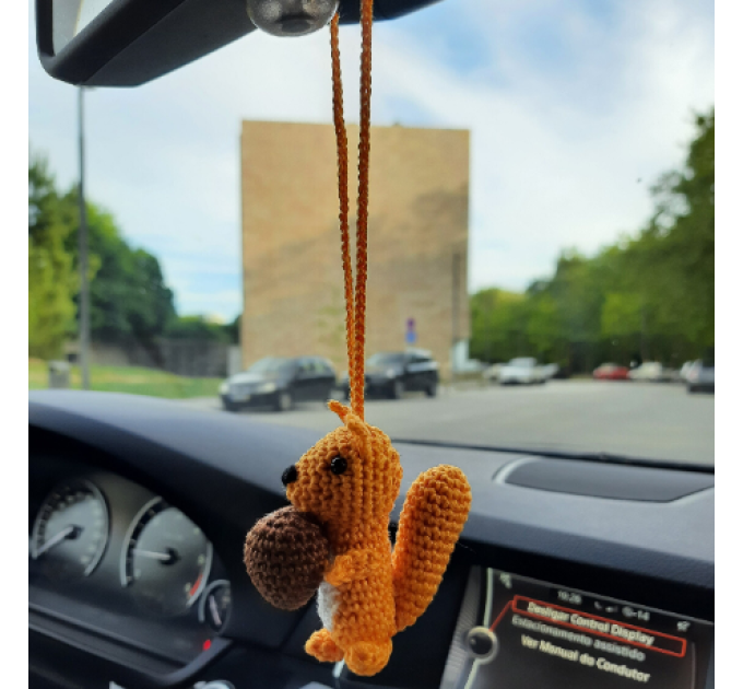 Sheep Car Accessories Cute Car Mirror Hanging Accessories 