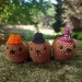 Halloween style Hyrax, handmade crochet awawa animal with Witch hat, Top hat, Pumpkin hat, unique rear view mirror charm, bag accessory, or keychain