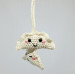 Pierogi hanging car accessory, Rear view mirror crochet charm, backpack pendant cute decorations