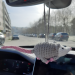 Rear view mirror opossum crochet cute accessory for car