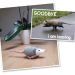 Rear view mirror opossum crochet cute accessory for car