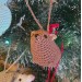 Rock Hyrax Wawa Awawa animal for rear view mirror, bag charm, keychain, Christmas ornament, handmade crochet gift, Cape hyrax hanging
