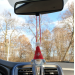 Scandinavian winter crochet hanging gnome cute car charm