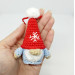 Scandinavian winter crochet hanging gnome cute car charm