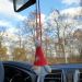 Scandinavian winter crochet hanging gnome cute car charm