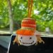 Scarecrow car charm, keychain, and Halloween ornament