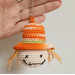 Scarecrow car charm, keychain, and Halloween ornament