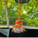 Scarecrow car charm, keychain, and Halloween ornament