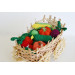 Kitchen play set Crochet vegetables