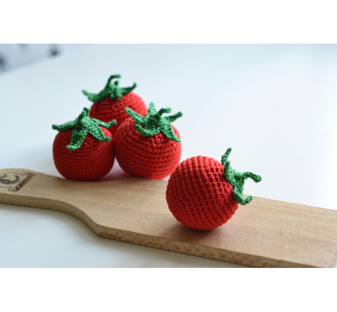 Kitchen play set Crochet vegetables