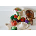 Kitchen play set Crochet vegetables