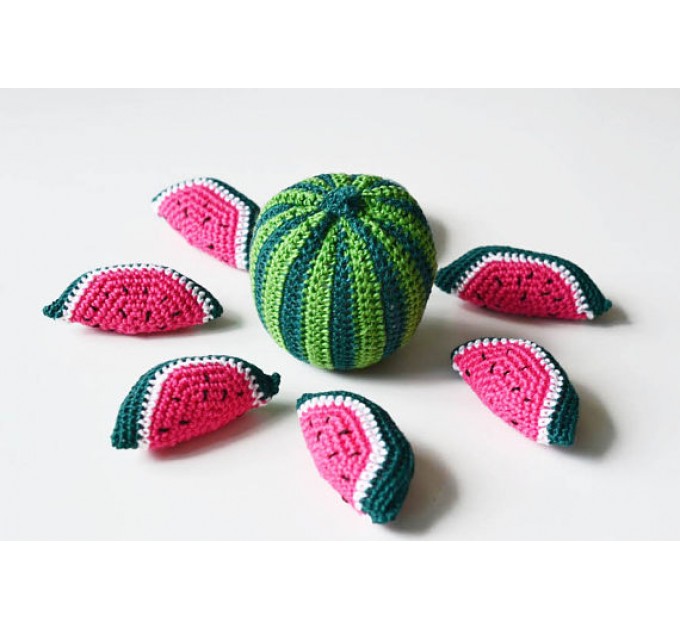 Crochet fruit and veggies