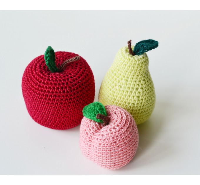 Crochet fruit and veggies