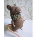 Crochet rat interior doll Pet memorial