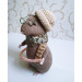 Crochet rat interior doll Pet memorial
