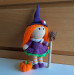 Crochet witch, cute interior doll, Halloween set, fall decorations