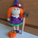Crochet witch, cute interior doll, Halloween set, fall decorations