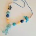 Sea life crochet teething necklace