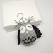 Owl keychain crochet Bag charm Mama owl best friend keychain Teacher friendship gift Valentine gift for wife