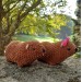 Crochet Rock Hyrax Plush | Chubby Awawa Plushie | Handmade Stuffed Animal | Cute Cozy Toy
