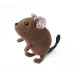 Crochet degu doll Christmas gift idea Pet memorial Loss of pet lover Degu owner gift for girls rodent lovers plush toy Pet sympathy gift