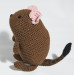 Crochet degu doll Christmas gift idea Pet memorial Loss of pet lover Degu owner gift for girls rodent lovers plush toy Pet sympathy gift
