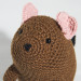 Crochet degu doll Christmas gift idea Pet memorial Loss of pet lover Degu owner gift for girls rodent lovers plush toy Pet sympathy gift