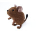Crochet degu doll Christmas gift idea Pet memorial Loss of pet lover Degu owner gift for girls rodent lovers plush toy Pet sympathy gift