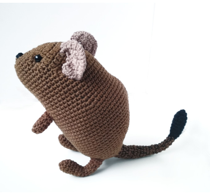 Crochet degu doll Christmas gift idea Pet memorial Loss of pet lover Degu owner gift for girls rodent lovers plush toy Pet sympathy gift