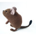 Crochet degu doll Christmas gift idea Pet memorial Loss of pet lover Degu owner gift for girls rodent lovers plush toy Pet sympathy gift