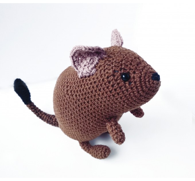 Crochet degu doll Christmas gift idea Pet memorial Loss of pet lover Degu owner gift for girls rodent lovers plush toy Pet sympathy gift