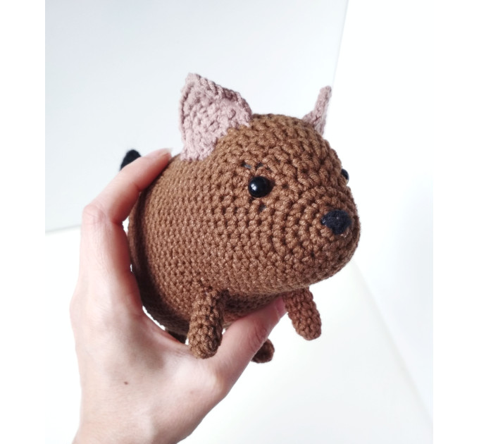 Crochet degu doll Christmas gift idea Pet memorial Loss of pet lover Degu owner gift for girls rodent lovers plush toy Pet sympathy gift