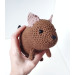Crochet degu doll Christmas gift idea Pet memorial Loss of pet lover Degu owner gift for girls rodent lovers plush toy Pet sympathy gift