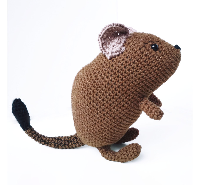 Crochet degu doll Christmas gift idea Pet memorial Loss of pet