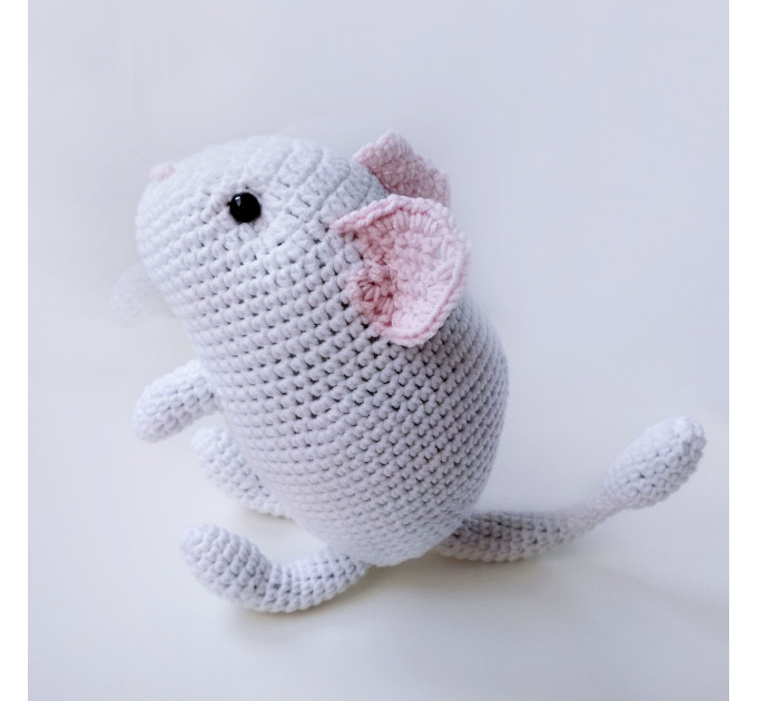 Crochet degu doll Christmas gift idea Pet memorial Loss of pet lover Degu owner gift for girls rodent lovers plush toy Pet sympathy gift