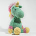 Crochet mint unicorn art doll Mint unicorn gifts