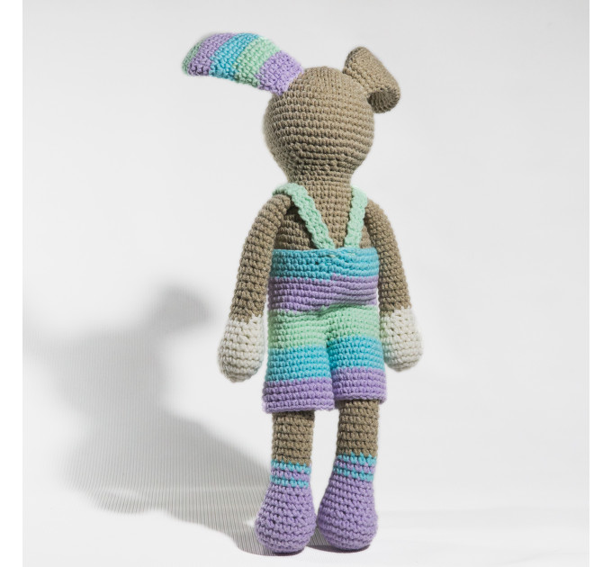 Crochet rabbit bunny doll toy Bunny stuffed animal Plush bunny boy