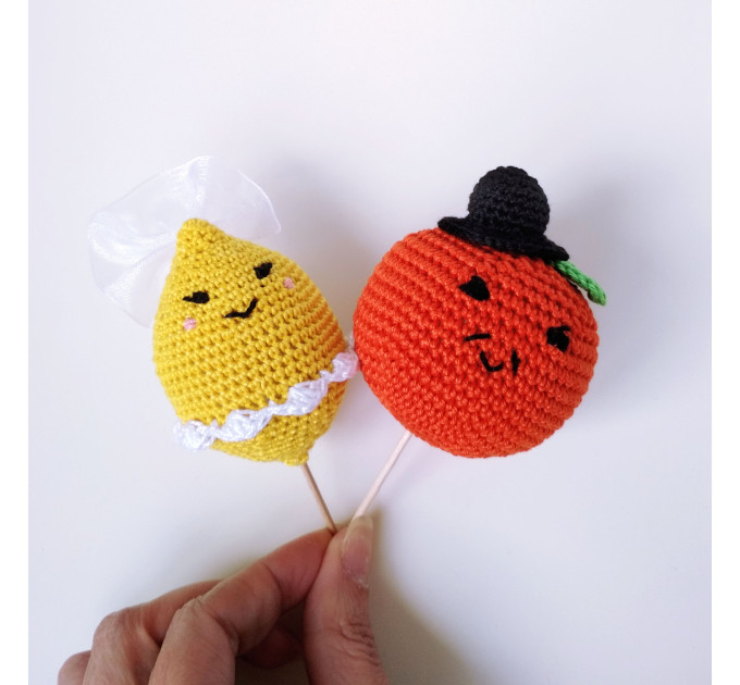 Funny 13th wedding cake topper First anniversary gift for couple Lemon party decor Gifts for parents Cotton anniversary