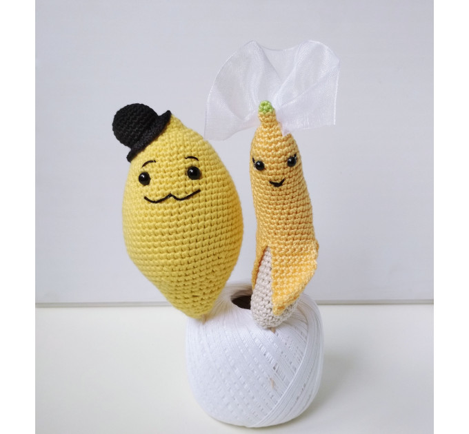 Funny cake topper 4th 13th anniversary gifts for him Wedding yellow decoration Gifts for couples Gift for husband