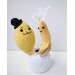 Funny cake topper 4th 13th anniversary gifts for him Wedding yellow decoration Gifts for couples Gift for husband