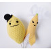 Funny cake topper 4th 13th anniversary gifts for him Wedding yellow decoration Gifts for couples Gift for husband
