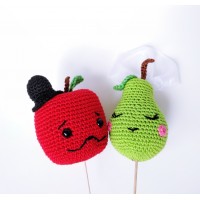 Funny wedding cake topper Custom gift for couple 13th wedding anniversary gift for him